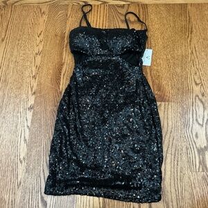 Windsor Black Sequin Dress